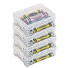 Stackable Crayon Box - Clear (4 Pack)