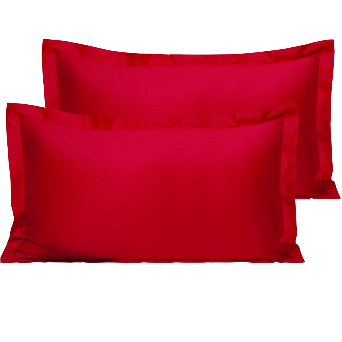 Ntbay Cotton King Pillow Shams - 500 Thread Count Egyptian Cotton 20X36 Sham Covers, 2 Pack Super Soft And Breathable 20X36 Inch