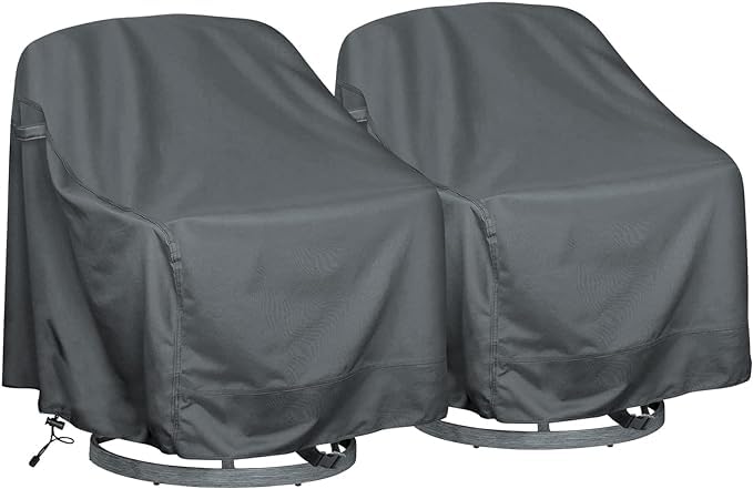 Outdoor Swivel Lounge Chair Cover 4 Pack,Waterproof Heavy Duty Outdoor Chair Covers, (33 ' W X 35 ' D X 38.5 ' H) Patio Furni