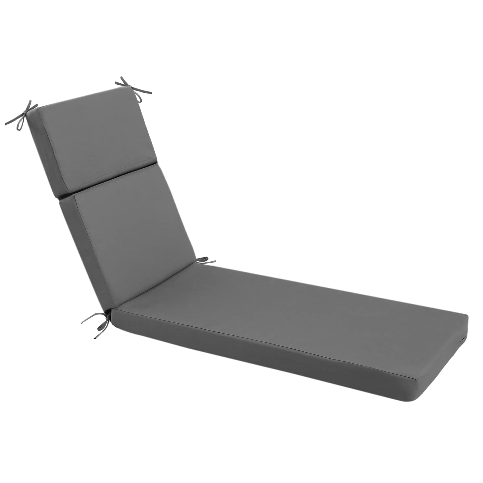 Idee-Home Chaise Lounge Cushions Outdoor, Lounge Chair Cushion 72In.L X 21In.W X 3In.D Patio Cushions For Outdoor Furniture Wate