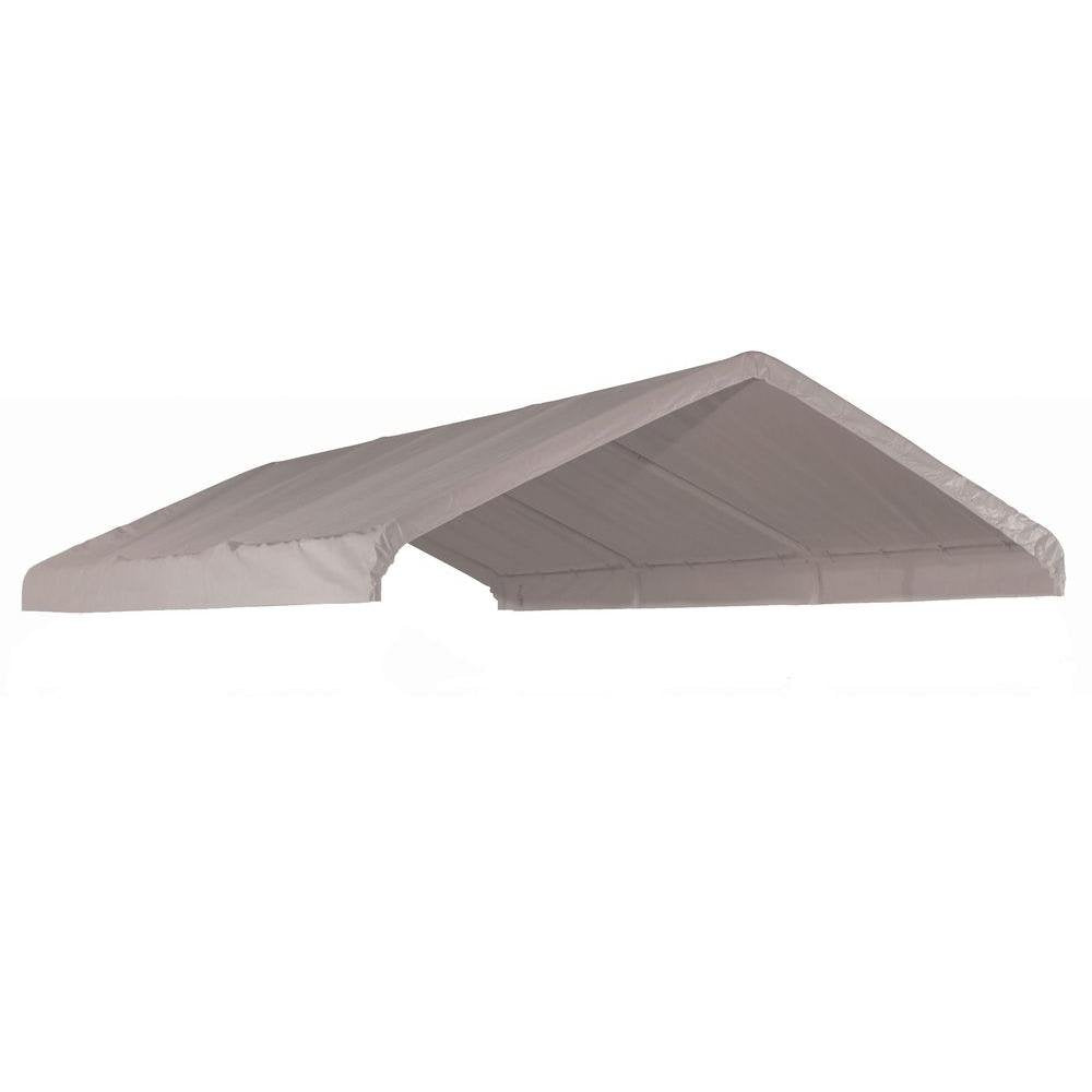 Shelterlogic Maxap Canopy Replacement Cover, White, 10 X 20 Ft.