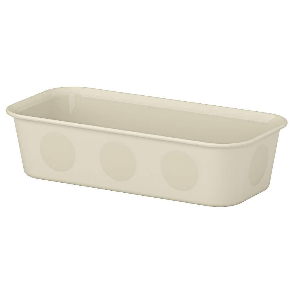 NOJIG Organiser, plastic/beige 10x20x5 cm
