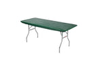 Kwik-Covers 6' Rectangle Plastic Table Covers 30' X 72', Bundle Of 5 (Hunter Green)