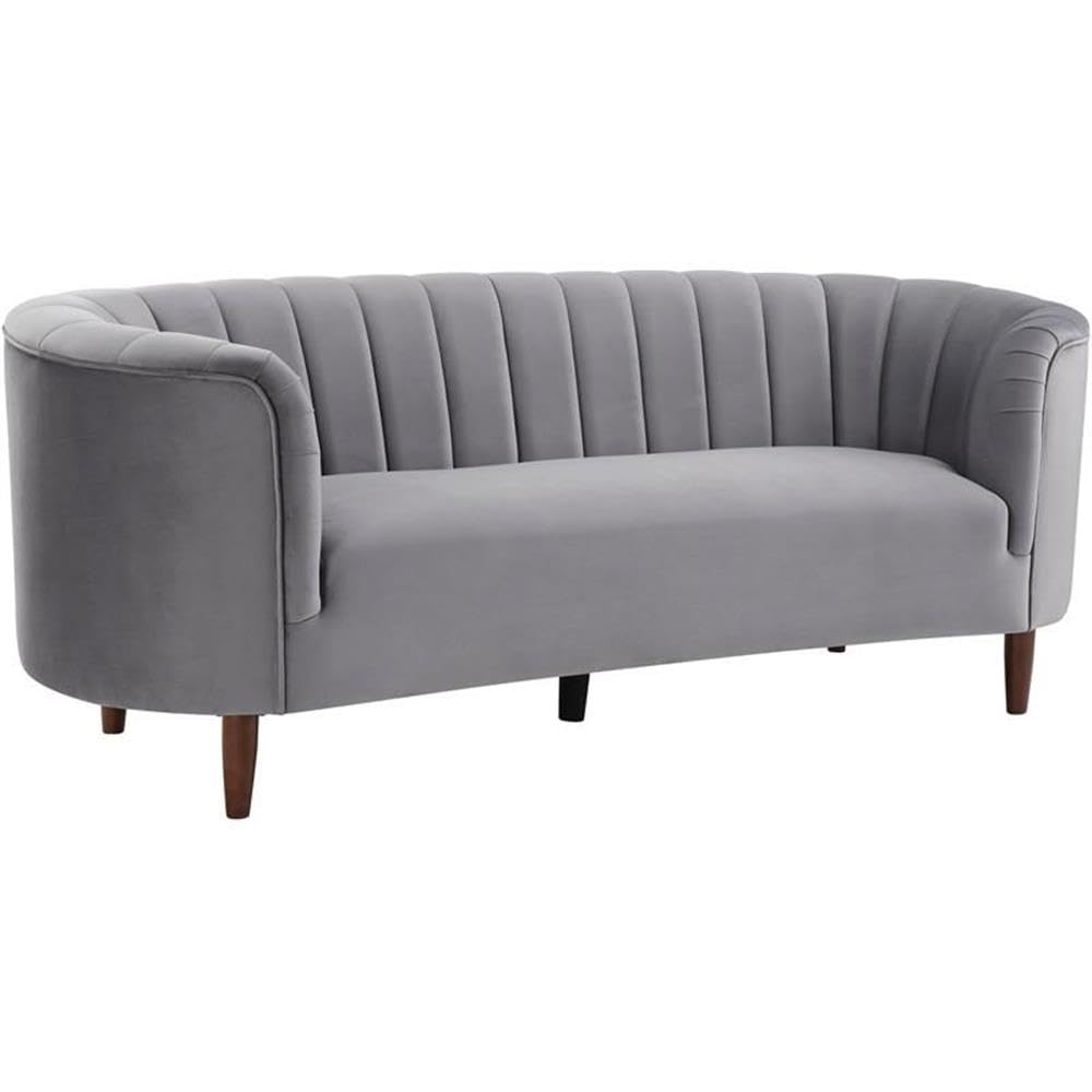 Acme Millephri Sofa in Gray Velvet