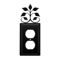 Village Wrought Iron Leaf Fan Outlet Cover