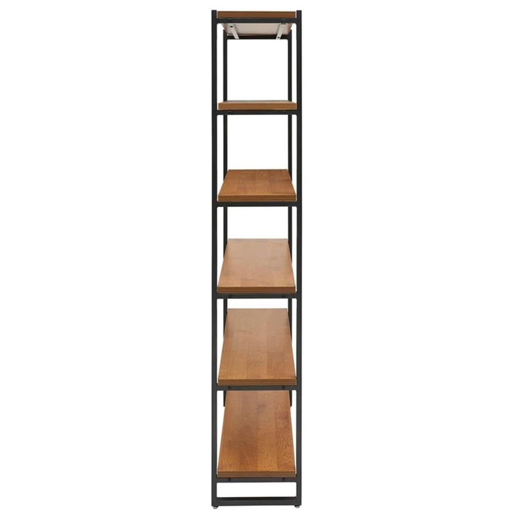 Npd Furniture And More New Pacific Direct Anderson 6 Tier Bookcase, Gliese Brown
