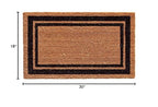 Calloway Mills Border Doormat 18' X 30' (Black)