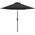 Mastercanopy Patio Umbrella For Outdoor Market Table (7.5Ft,Dark Gray)