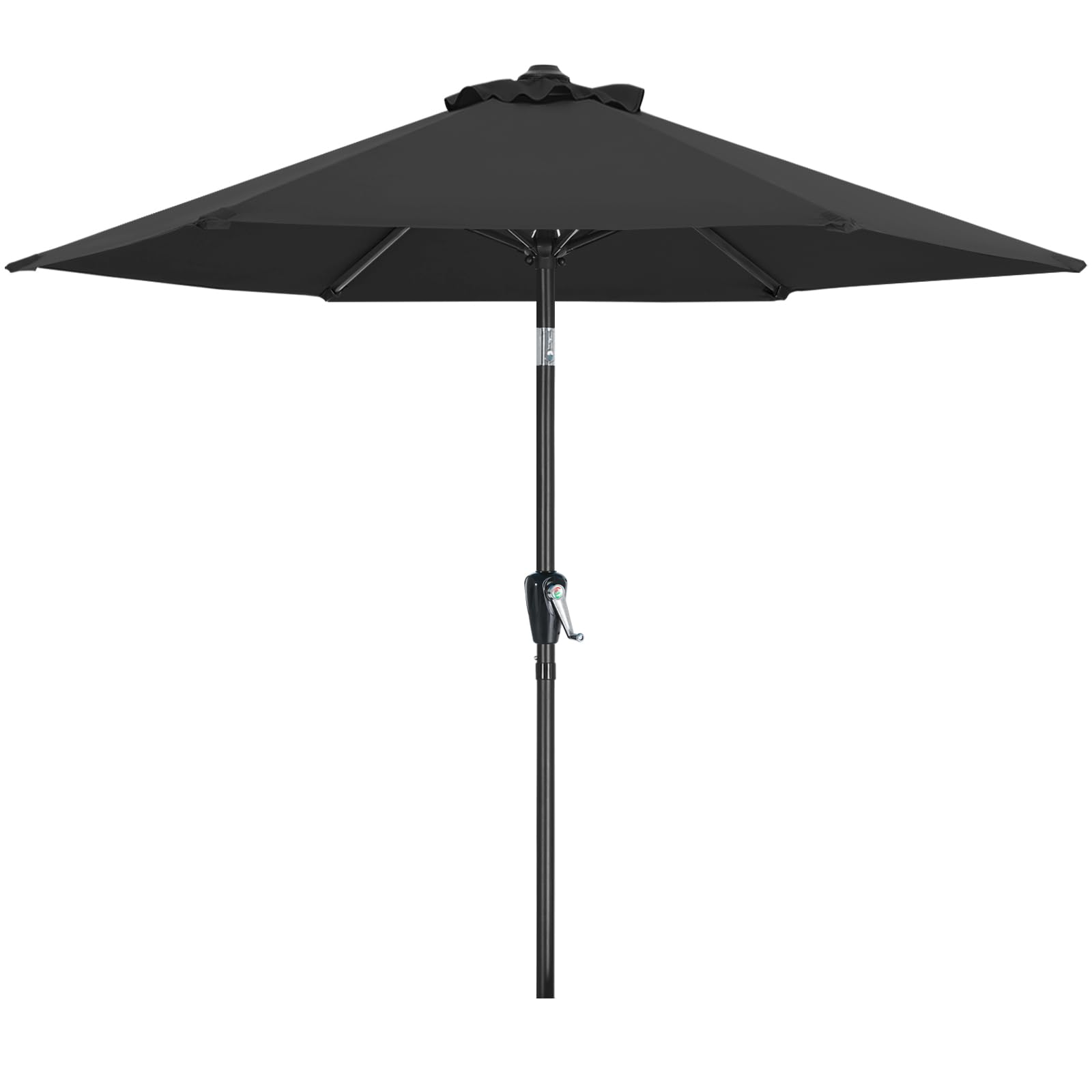 Mastercanopy Patio Umbrella For Outdoor Market Table (7.5Ft,Dark Gray)