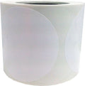 White Color Coding Labels For Organizing Inventory 4 Inch Round Circle Dots 500 Total Adhesive Stickers On A Roll