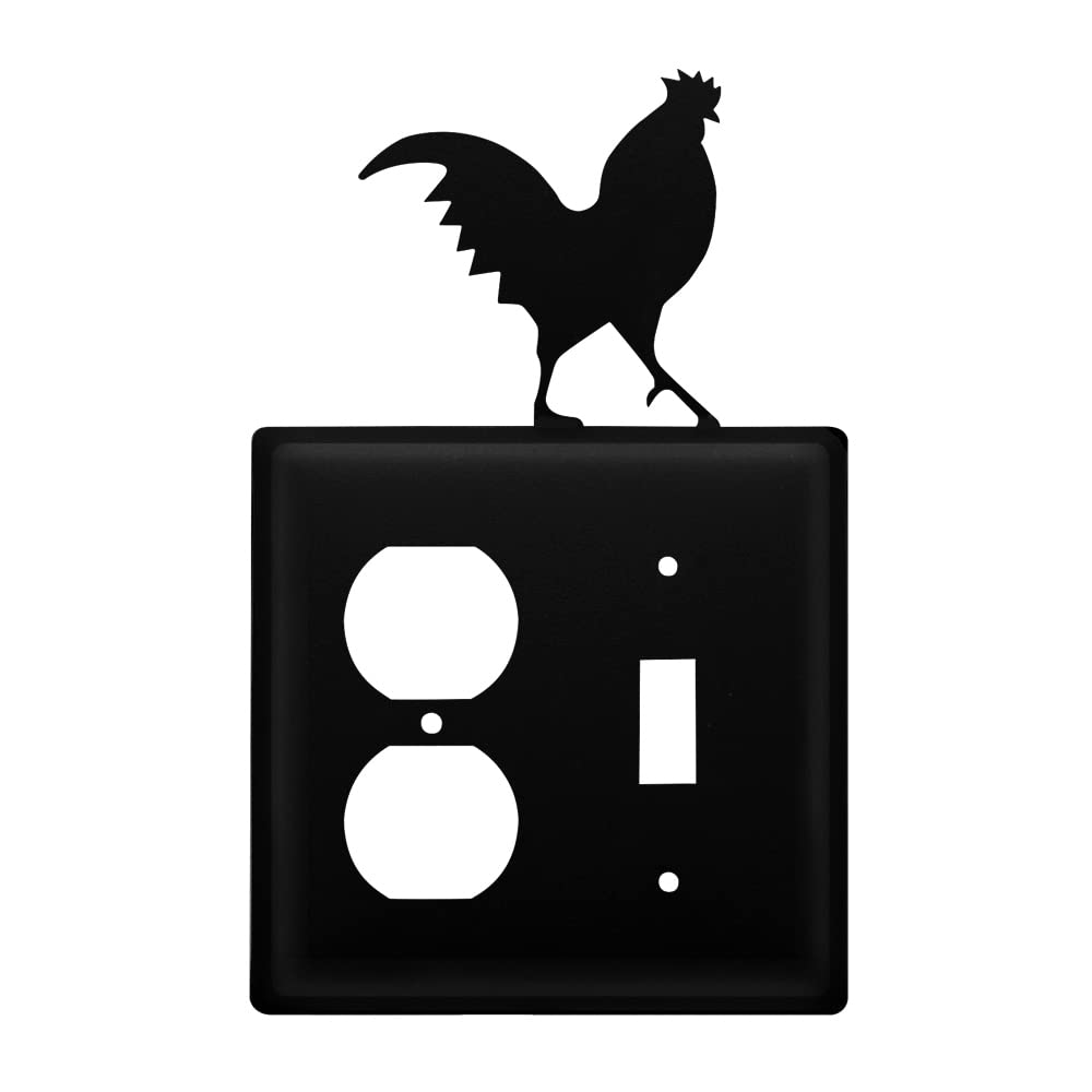 Village Wrought Iron Rooster Outlet & Switch Cover