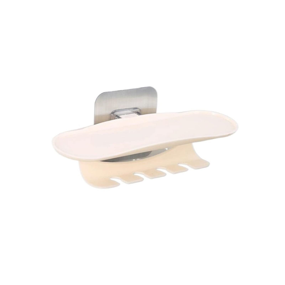 VIZCO Shower Toothbrush Holder 1pc White Nonperforated Paste Toothbrush Toothpaste Toothbrush Wallmounted Toothbrush Rack Stor
