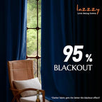 Lazzzy Navy Blue Velvet Curtains Room Darkening Thermal Insulated Curtains 84 Inch Long Window Drapes For Bedroom Living Room Super Soft Luxury Rod Pocket Window Treatment, 2 Panels
