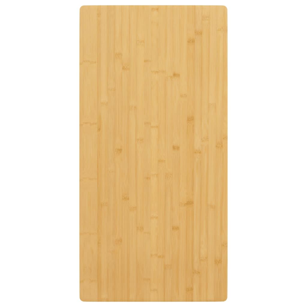 vidaXL Bamboo Table Top, Rectangular Brown 19.7x39.4x1.6, Durable and Versatile, Easy to Clean, Unique Design, Ideal for Various