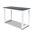 PIT66 Computer Desk Wood 55.1 Office Table Modern PC Laptop Notebook Study Writing Table for Home Office Workstation (Black Co