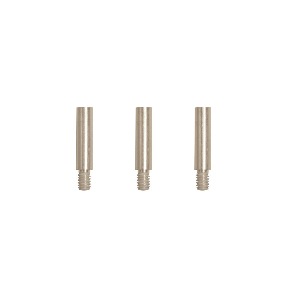 Trubind Aluminum Chicago Screw Post Extensions | 3/4 Inch Post Length | 3/16 Inch Post Diameter | Silver-Colored | 100 Pack