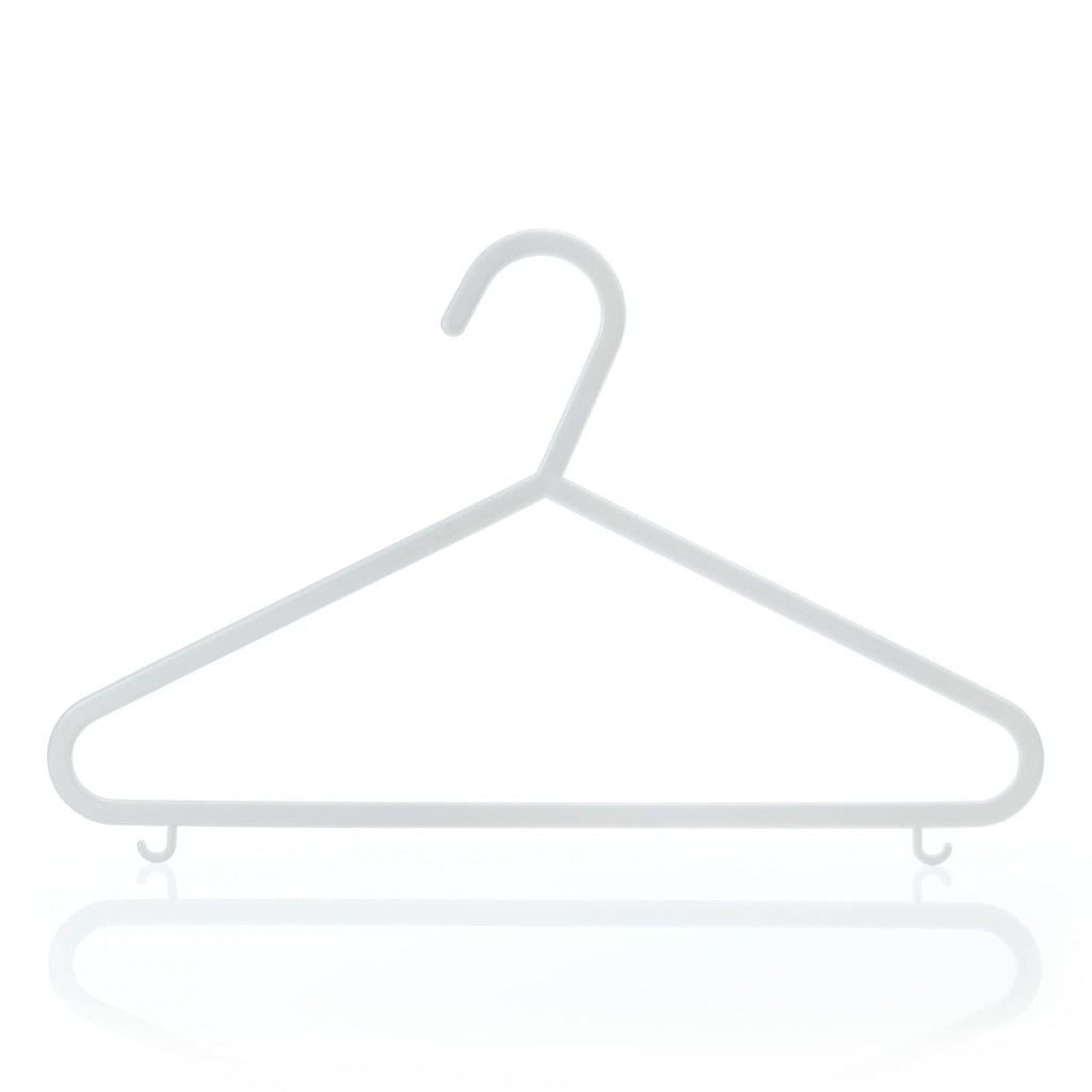 Hangerworld 18 Pack 11.8Inch White Plastic Kids Hanger - Sized For Baby, Toddler And Children