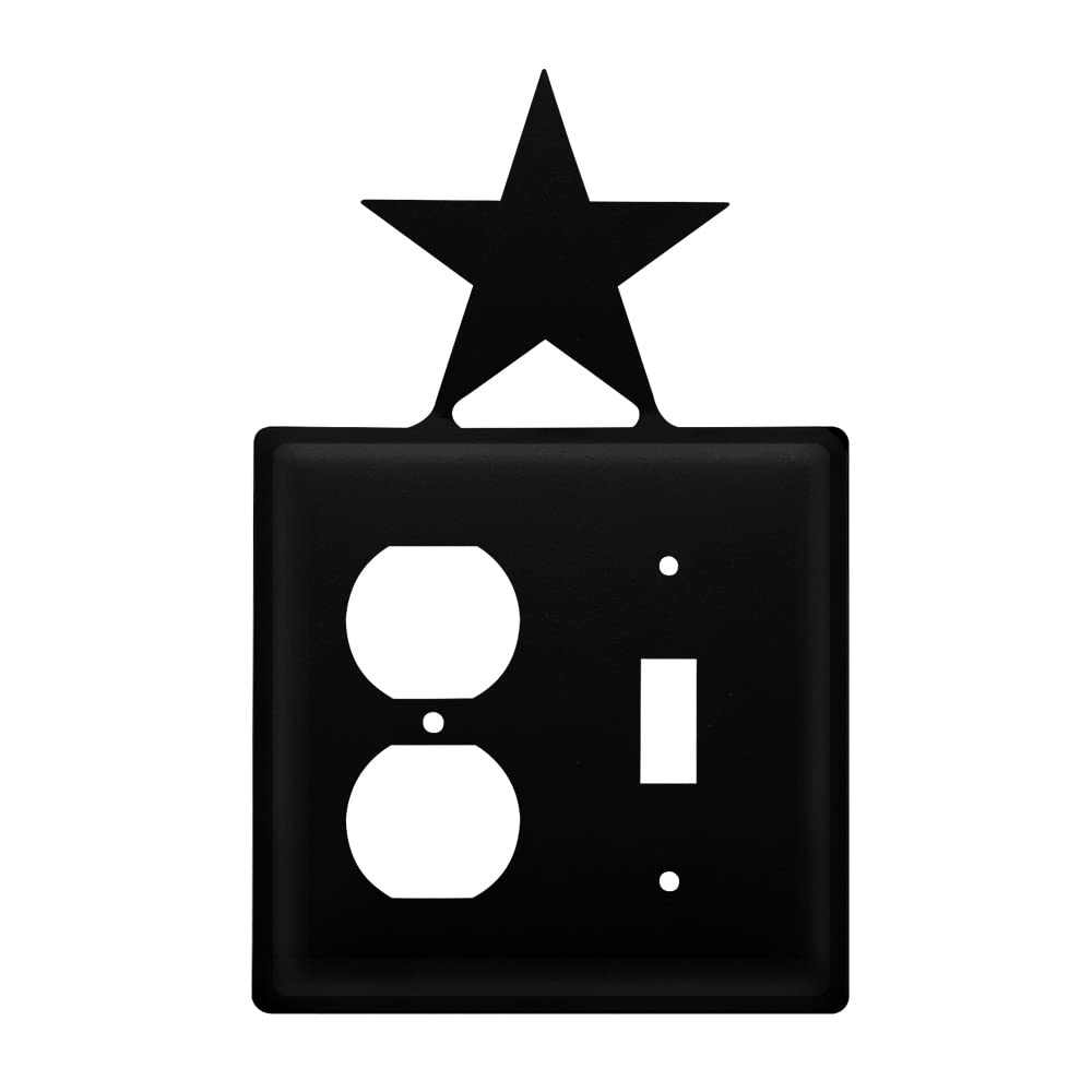 Village Wrought Iron Star Outlet & Switch Cover