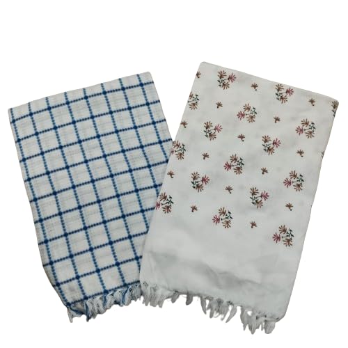 Amro Bath Towels for Men, Women & Kids, Cotton Bath Towels, Thin, Fast Absorbeting, Large Size, Combo Set of 2 Pieces, 250 GSM (