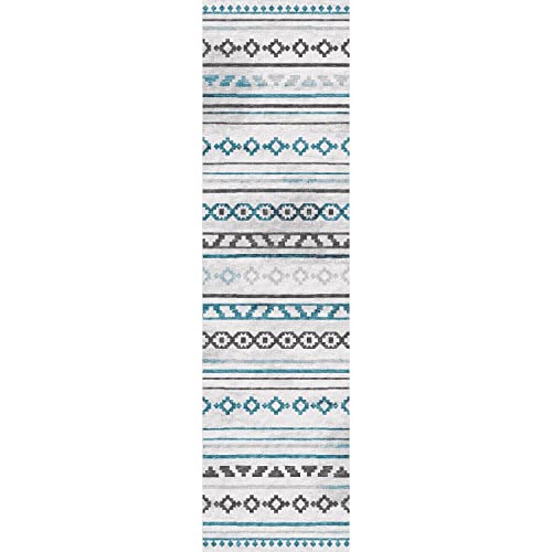 Sedona Sn10 Grey Bohemian Rug Runner 2' 3" X 10'