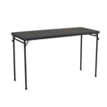 COSCO 20 x 48 Vinyl Top Folding Table, Black