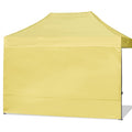 ABCCANOPY Instant Canopy SunWall 10x15 FT, 1 Pack Sidewall Only, No Frame or Top, Beige