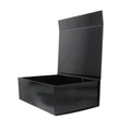 FQDFAYEE Black Gift Packing Box Decorative Gift Box OnePiece Folding Present Box Cosmetic Packaging Box for Wedding Birthday Pa