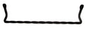 Wrought Iron Towel Bar - 24 Inch -Twisted Hand Made