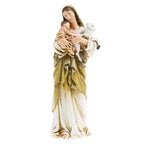 Joseph'S Studio By Roman, Renaissance Collection, 6.25' H Madonna & Child W/Lamb, Home D  Cor, Devout Gift, Prayerful Inspirati