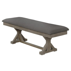 Best Quality Furniture Dining Bench (Single) Gray