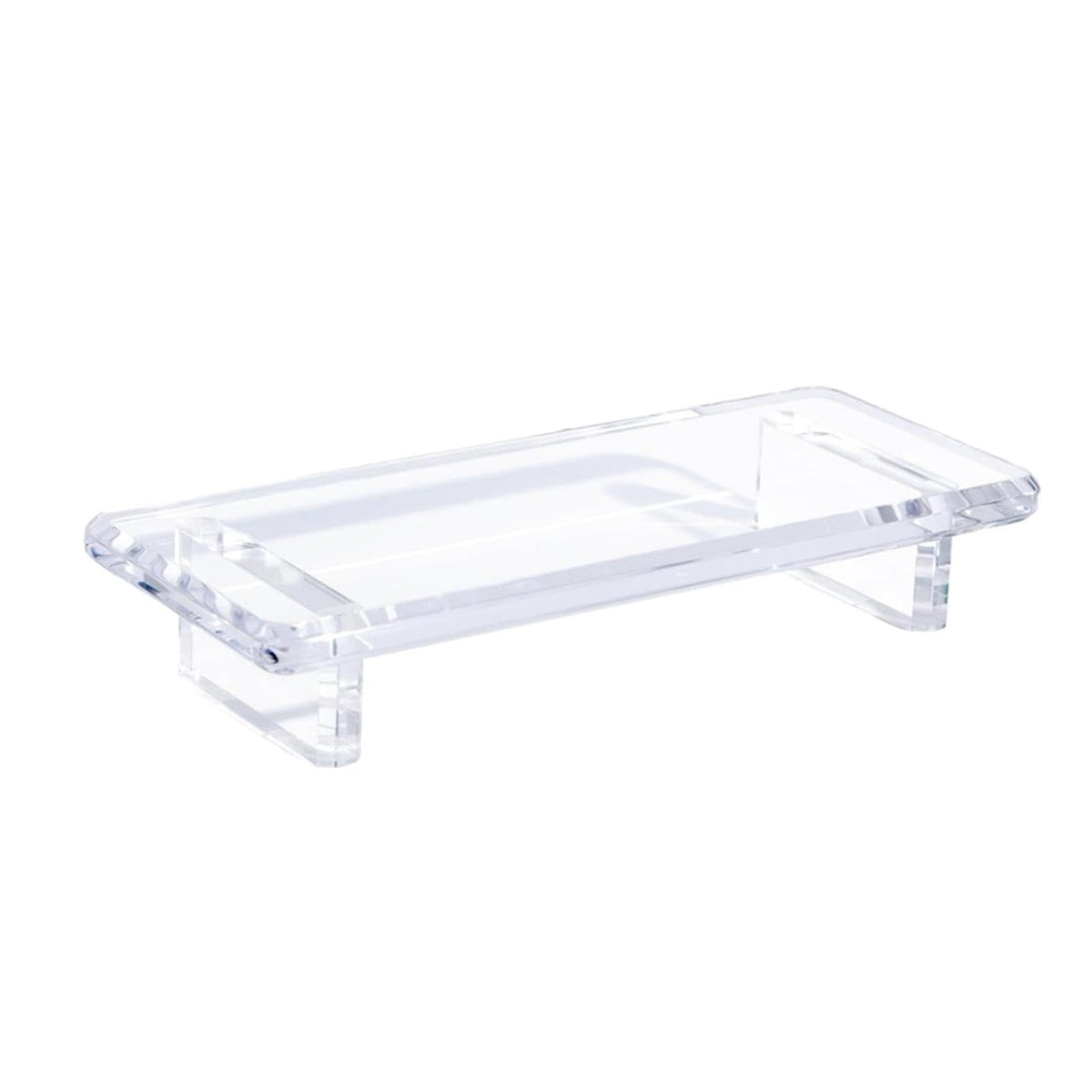Zoomella Bathroom Counter Tray Acrylic Clear Bathroom Storage Tray For Kitchen Vanity
