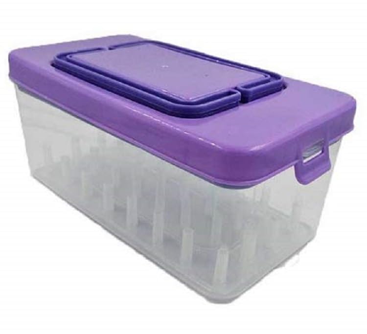 Onsur Thread And Needle Box Plastic 2 Floor Storage Sui Dhaga Sewing Kit Box For Tailoring Supplies Like Needles Scissor Pins Bu