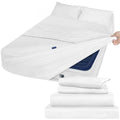 Cal King Sheet Set - 4 Piece California King Sheet Sets - Extra Deep Pocket California King Sheets Fade Resistant Fits Up To 24I
