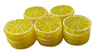 20Pcs Fake Fruit Home House Kitchen Party Decoration Faux Fruit Props(Simulation Yellow Lemon Slices)