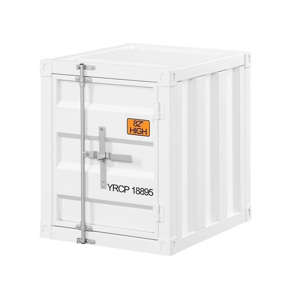 Acme Cargo End Table in White