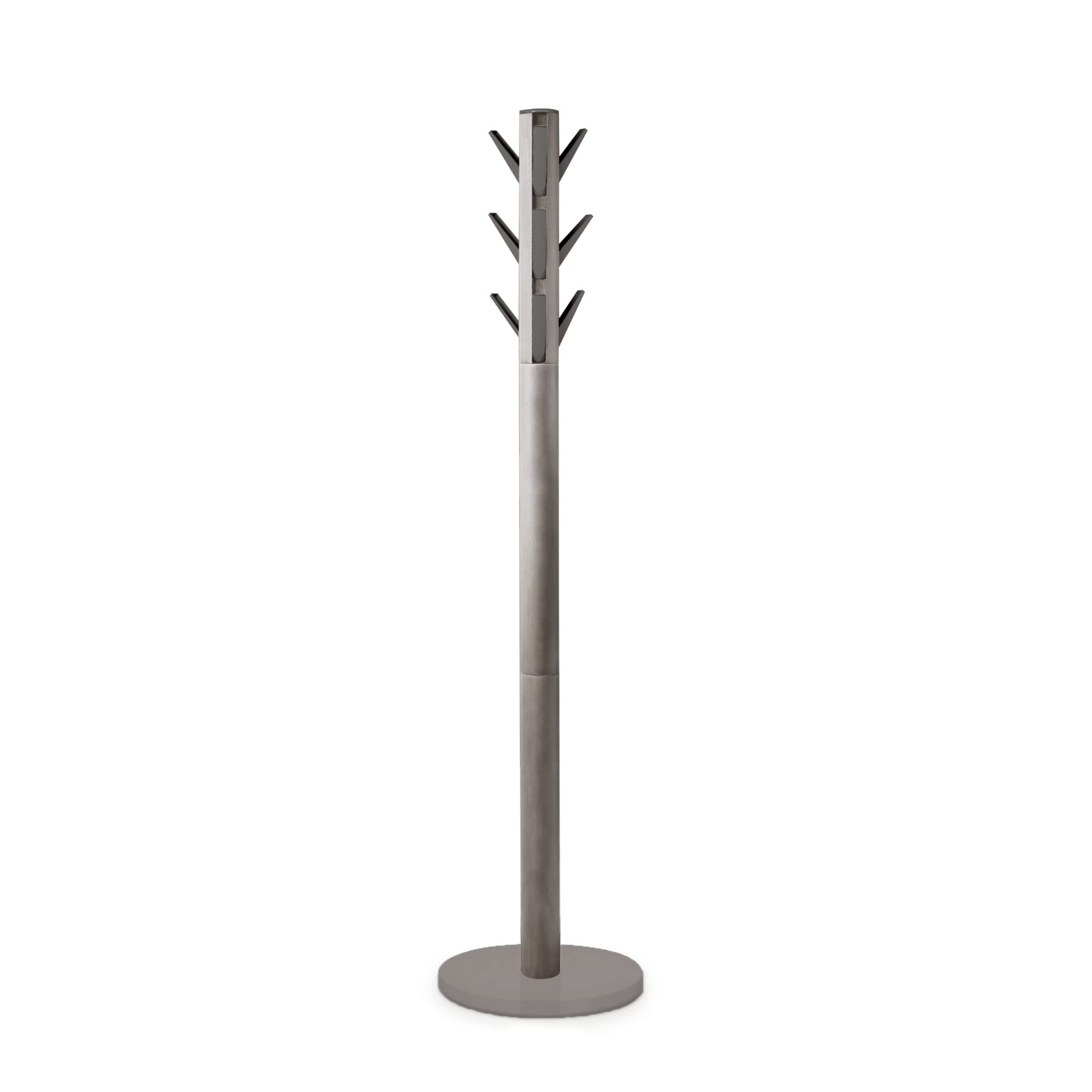 Umbra Flapper Coat Rack, Clothing Hanger, Umbrella Holder, and Hat Organizer, for Entryway, Grey