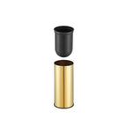 Bgl Toilet Brush Holder Gold, Stainless Steel 304 Gold Round Freestanding Toilet Bowl Brush And Holder For Bathroom