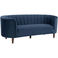 Acme Millephri Sofa in Blue Velvet