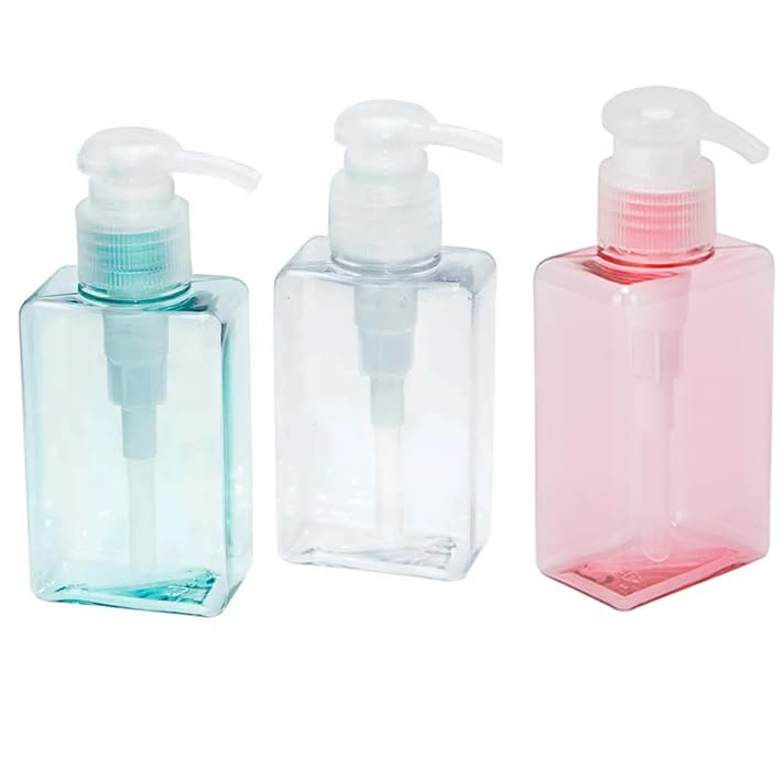 Kira 100Ml Empty Pump Bottle Dispenser For Lotion, Container For Travel, Shower Gel, Travel Bottles For Toiletries And Hand Soap