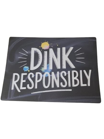 Rising Star Pickleball Collection Bubble Guard Sheet Cutout For Home, Game Room & Sports Dcor | Pickleball Dink Responsibly Wall