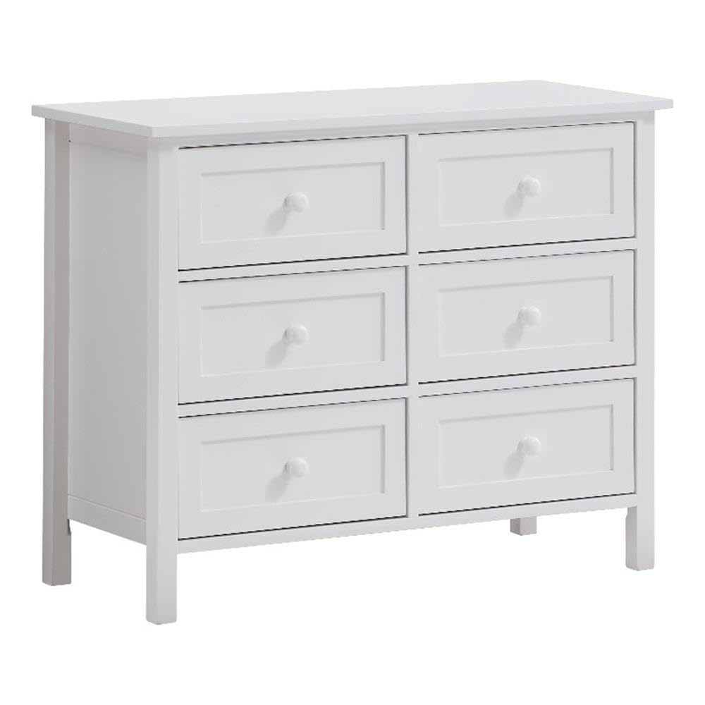 Acme Iolanda 6-Drawer Wooden Dresser in White