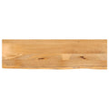 vidaXL Table Top Live Edge 47.2inchx11.8inchx1inch Solid Wood Mango