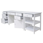 Winsome Wood Delta 3-Pc Set Home Office, White
