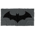 LOGOVISION Batman Hush Logo Grey Officially Licensed Beach Towel 30 X 60
