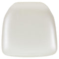 Flash Furniture Hard Ivory Vinyl Chiavari Chair Cushion