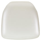 Flash Furniture Hard Ivory Vinyl Chiavari Chair Cushion