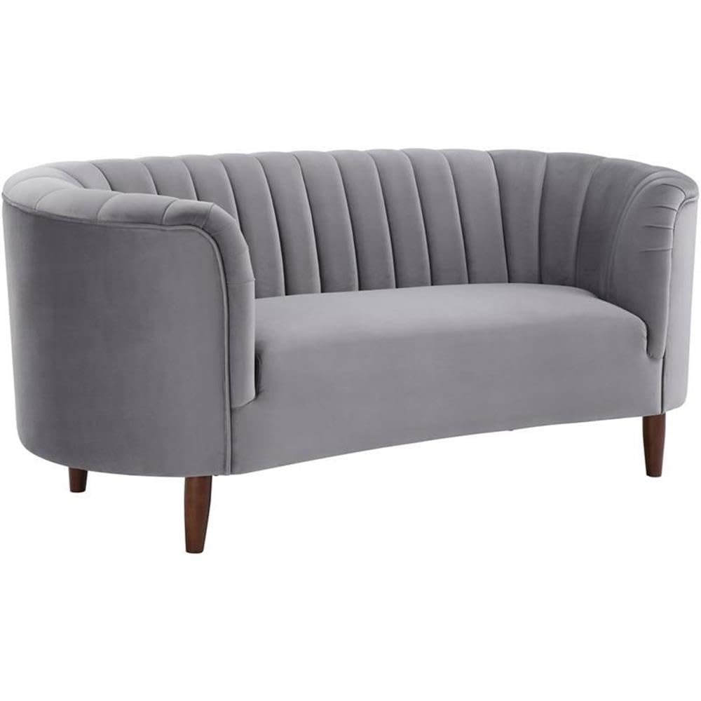 Acme Millephri Loveseat in Blue Velvet