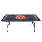 Collegiate Kwik-Covers Rectangle Plastic Table Covers, Bundle Of 2 (Auburn University, 6')