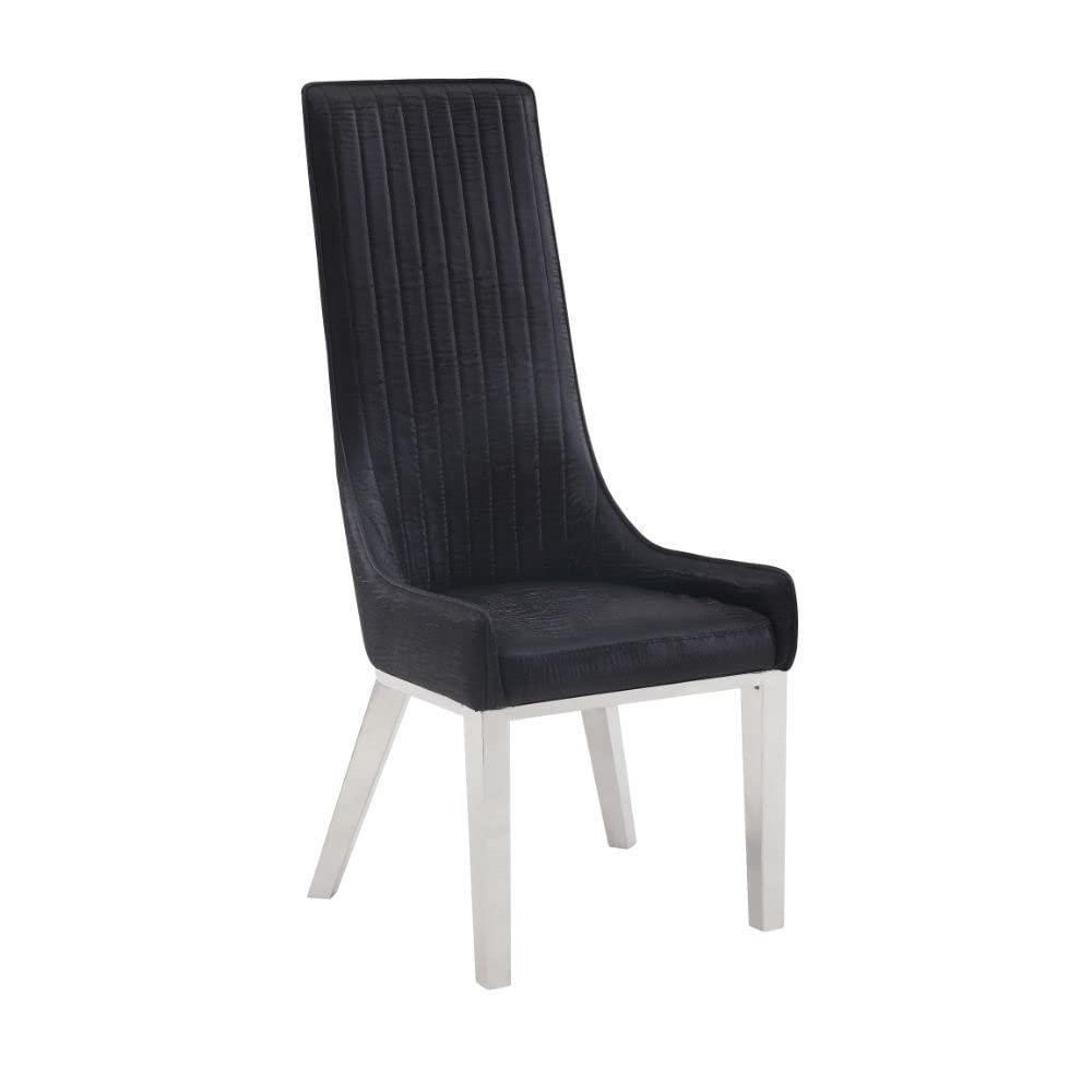 ACME Furniture Set of 2 PU Upholstered Dining Chairs