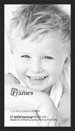 ArtToFrames 20x36 inch Black Picture Frame, 2WOMFRBW72079-20x36